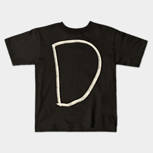 Hand Drawn Letter D Kids T-Shirt